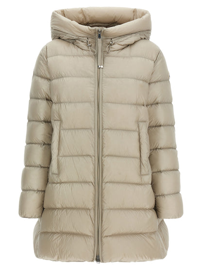 Moncler Jacke aus Stoff in Beige