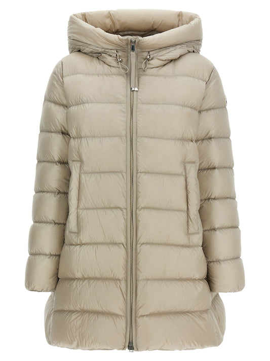 Moncler Jacke aus Stoff in Beige
