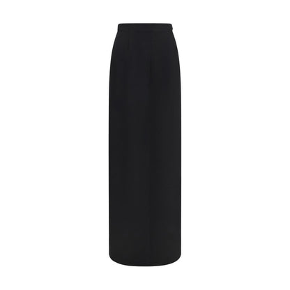 Maison Margiela Langer Rock aus schwarzer Wolle Oves Aries