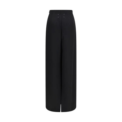 Maison Margiela Langer Rock aus schwarzer Wolle Oves Aries