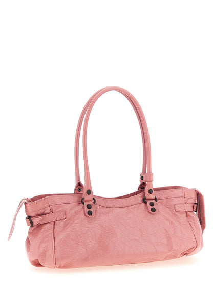 Balenciaga Schultertasche aus mehrfarbigem Lammleder