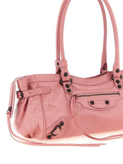 Balenciaga Schultertasche aus mehrfarbigem Lammleder