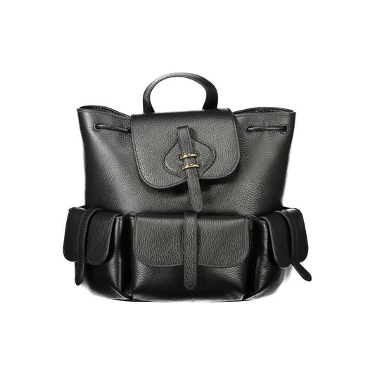 Coccinelle Damenrucksack aus schwarzem Leder