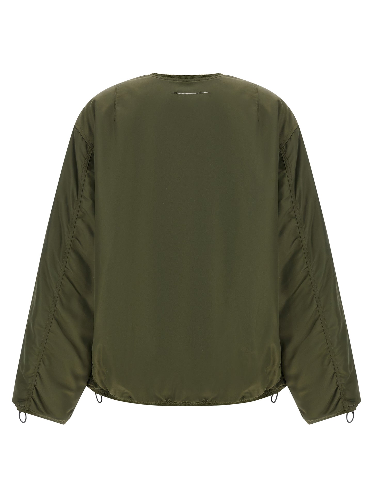 MM6 Maison Margiela Zweifarbige Polyamid-Bomberjacke