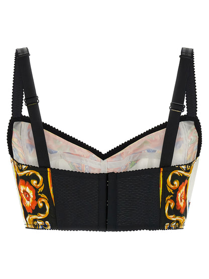 Dolce & Gabbana Mehrfarbige Baumwoll-Tanktops