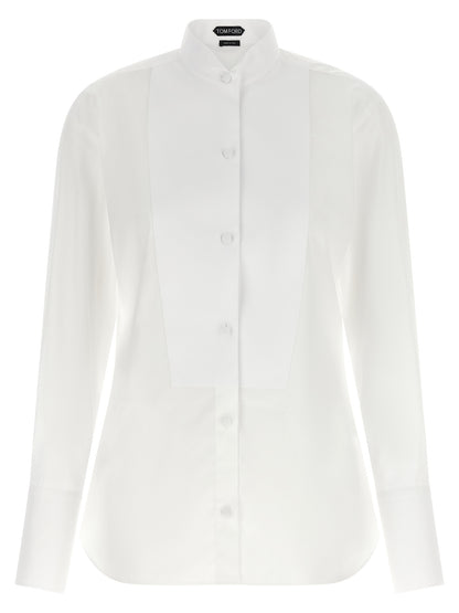 Tom Ford Weiße Baumwollbluse