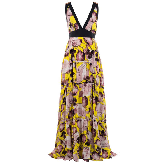 Trussardi Gelbes Seidenkleid für Damen