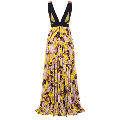 Trussardi Gelbes Seidenkleid für Damen
