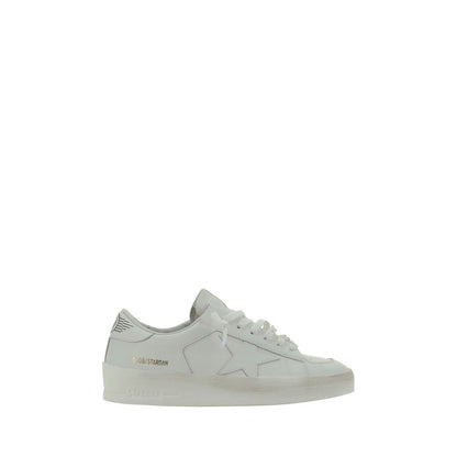 Golden Goose Weiße Sneaker aus Ziegenleder