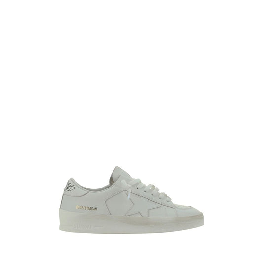 Golden Goose Weiße Sneaker aus Ziegenleder