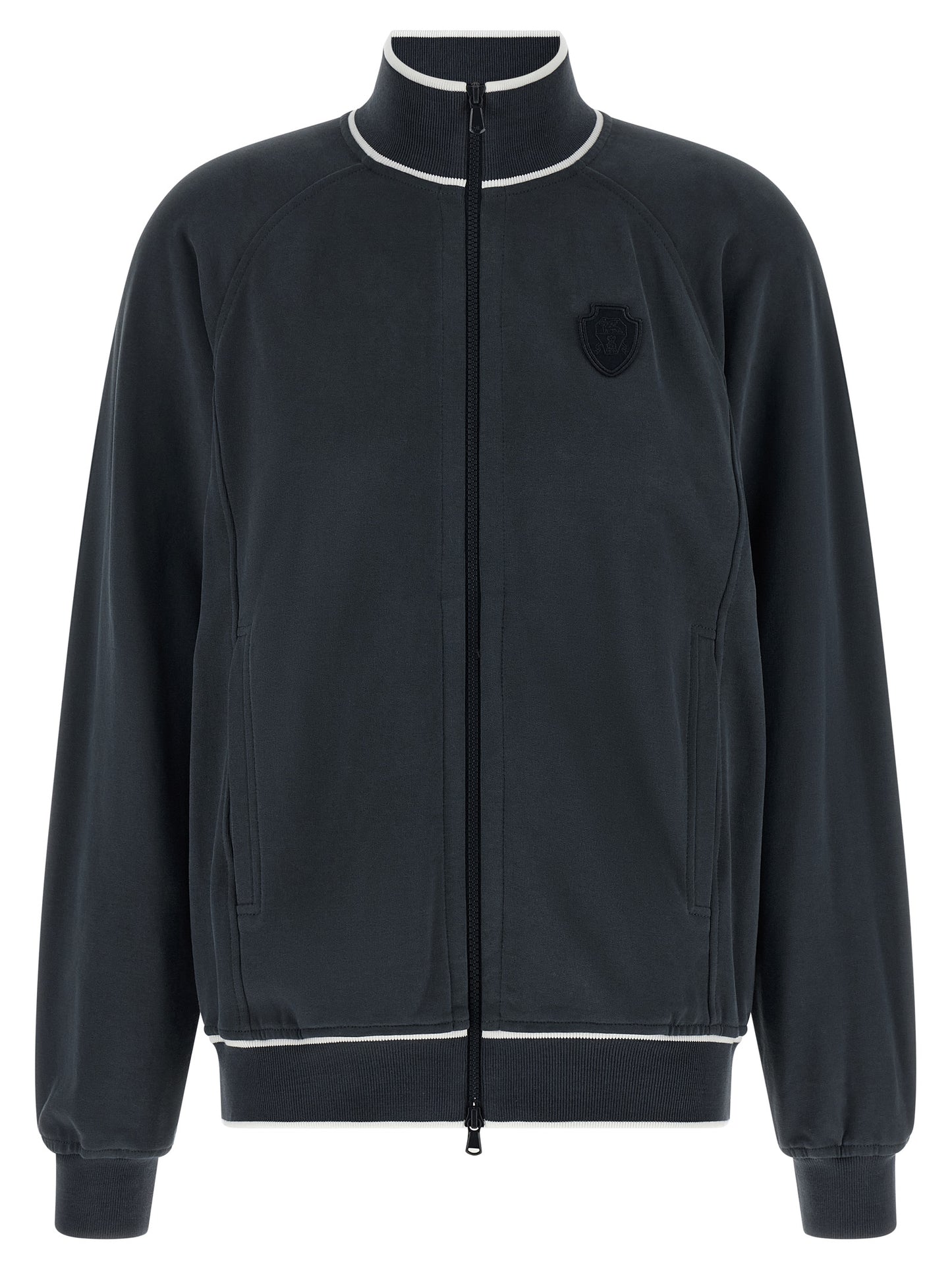 Brunello Cucinelli Blauer Baumwoll-Sweatshirt