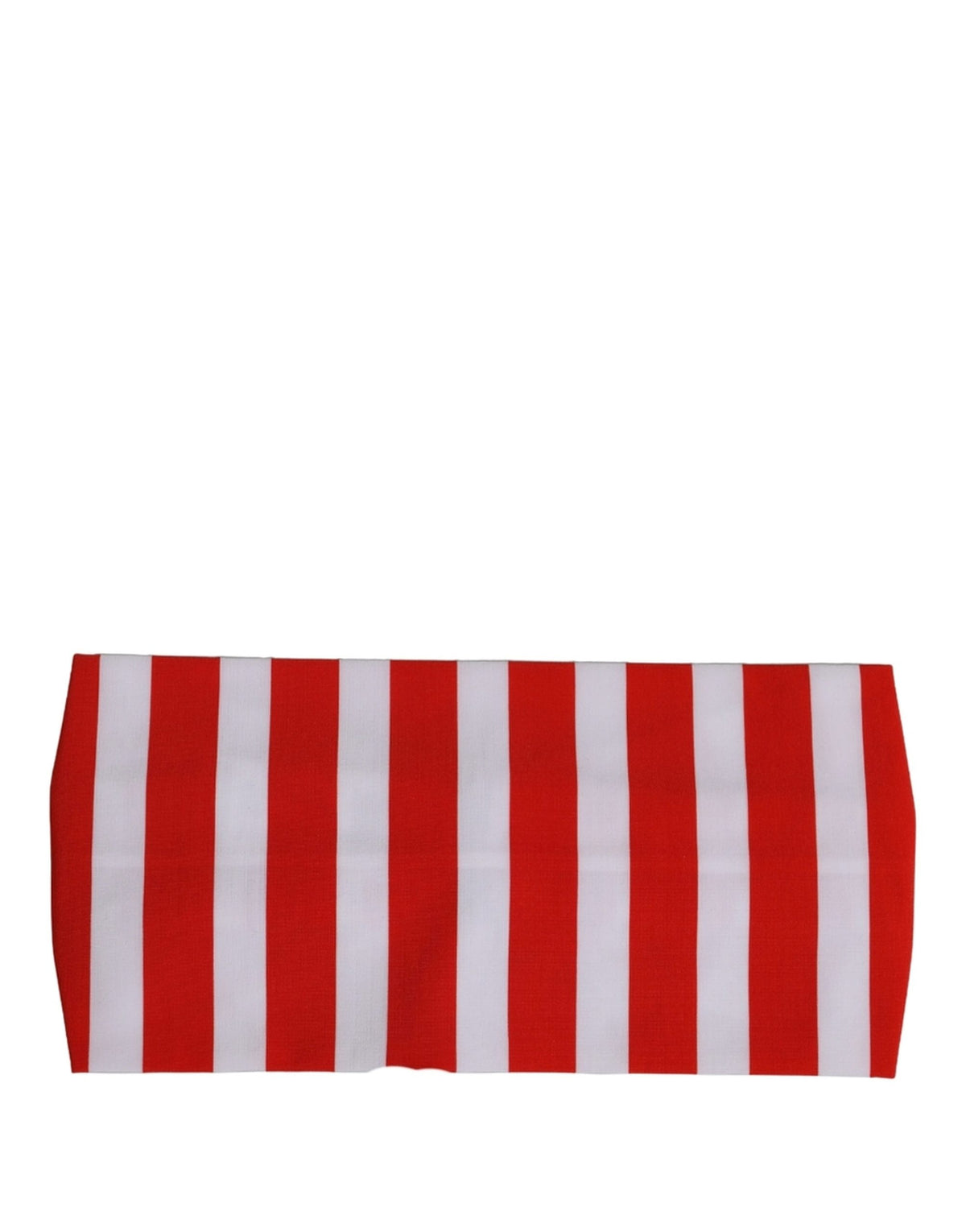 Dolce & Gabbana Rot-Weiß Gestreiftes Cabana-Haarband