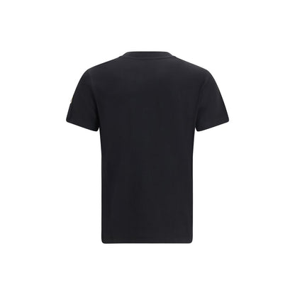 Moncler Schwarzes Baumwoll-T-Shirt