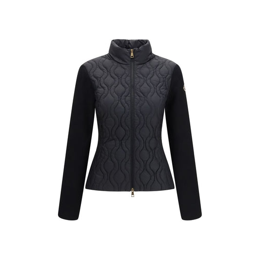 Moncler Schwarze Baumwoll-Shell-Jacke