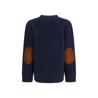 Prada Blauer Wollpullover Oves Aries