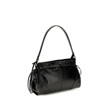 Prada Schwarze Kalbsleder Bos Taurus Handtasche