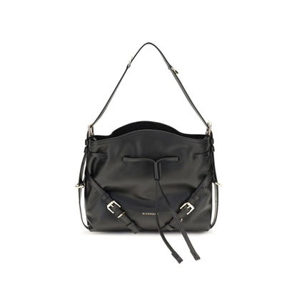 Givenchy Schwarze Kalbsleder Bos Taurus Bucket Bag