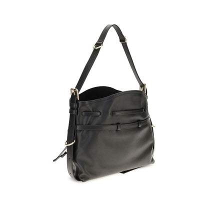 Givenchy Schwarze Kalbsleder Bos Taurus Bucket Bag