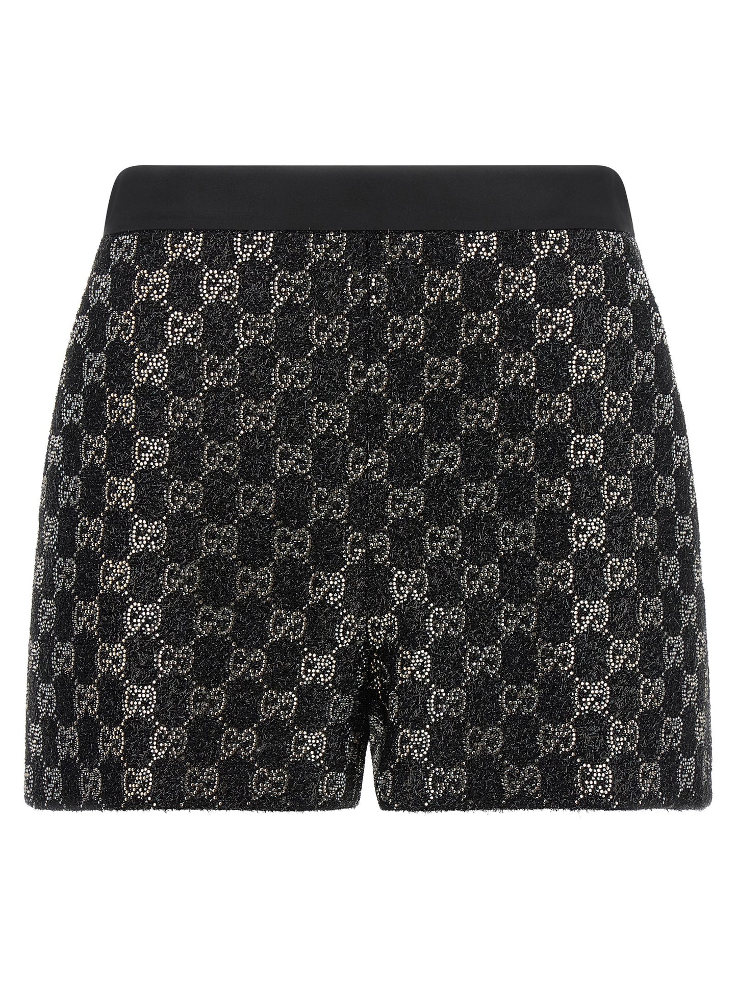 Gucci Schwarze Bermuda-Shorts aus Viskose