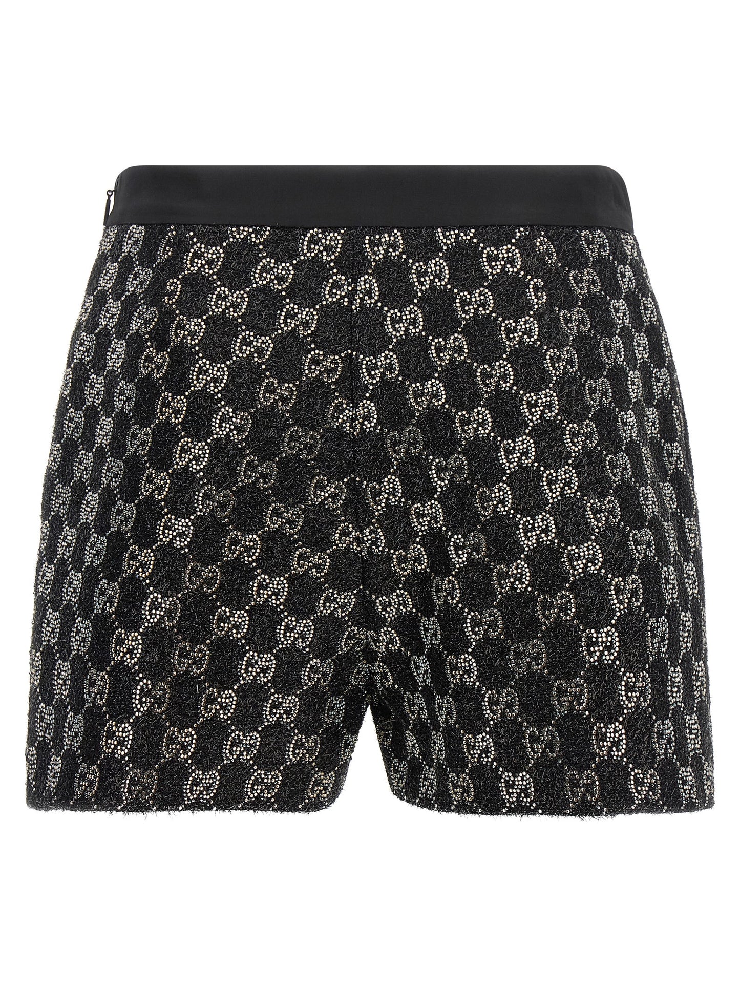 Gucci Schwarze Bermuda-Shorts aus Viskose
