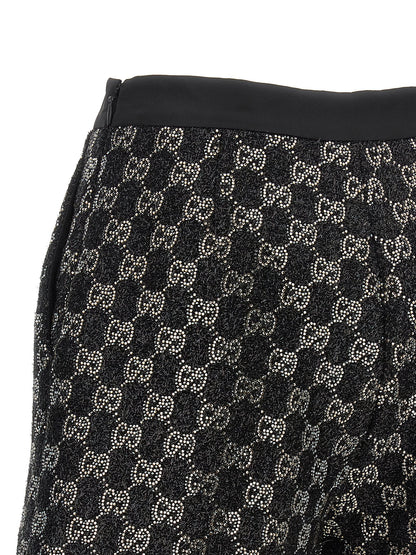 Gucci Schwarze Bermuda-Shorts aus Viskose