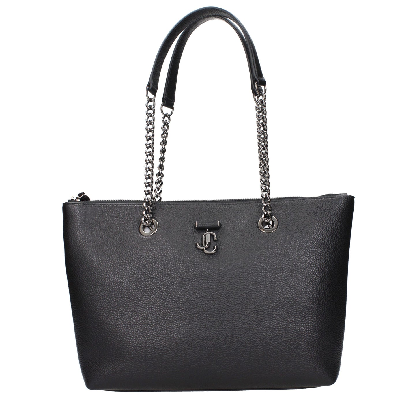 Jimmy Choo Schwarze Leder Umhängetasche