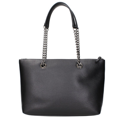 Jimmy Choo Schwarze Leder Umhängetasche