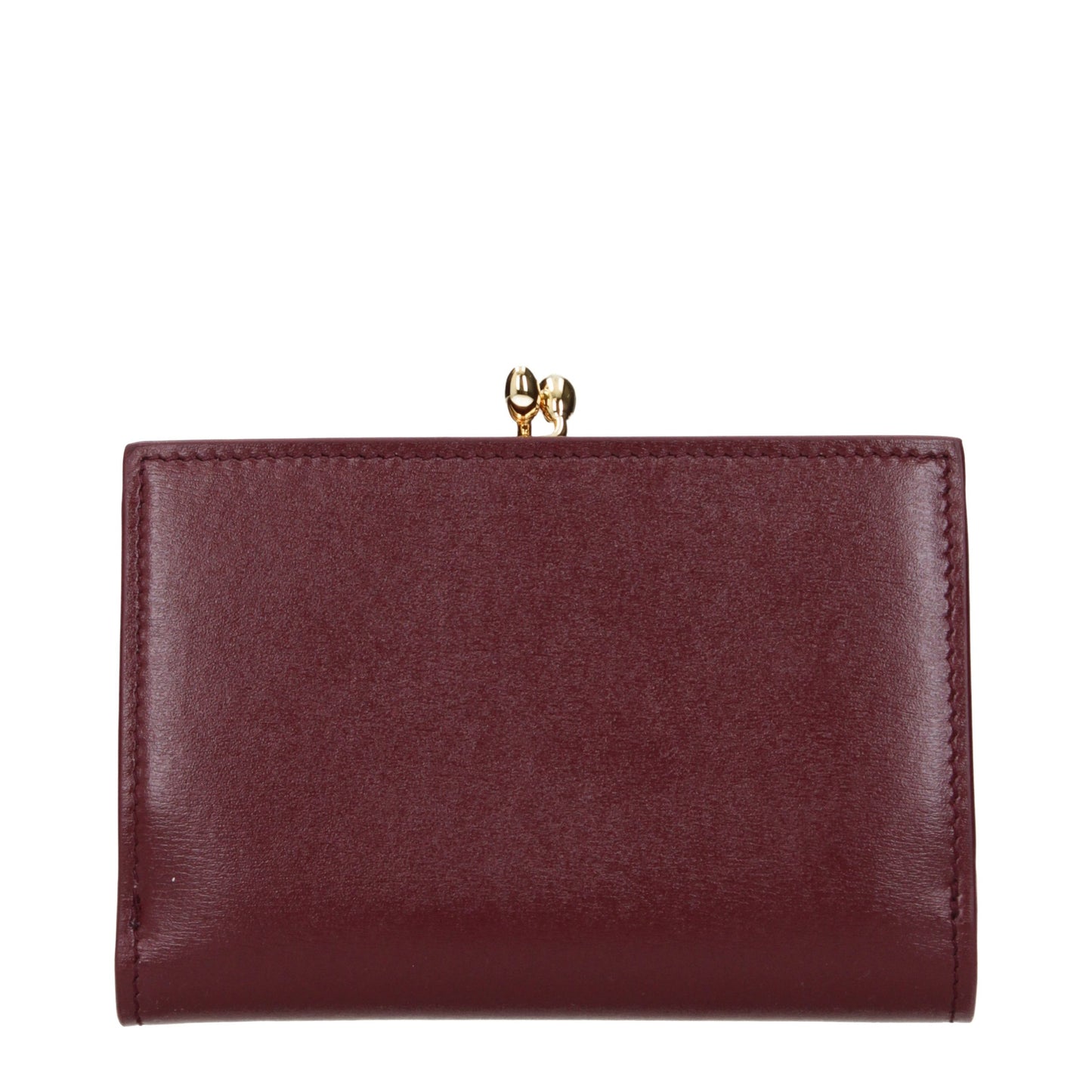 Jil Sander Rote Leder-Geldbörse