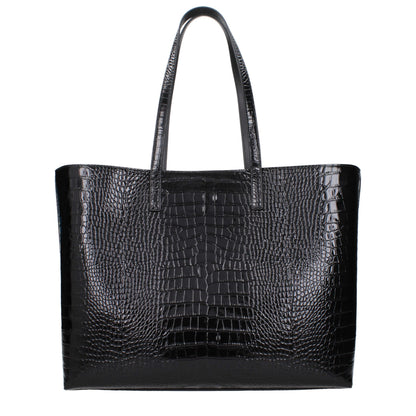 Jimmy Choo Schwarze Leder Umhängetasche