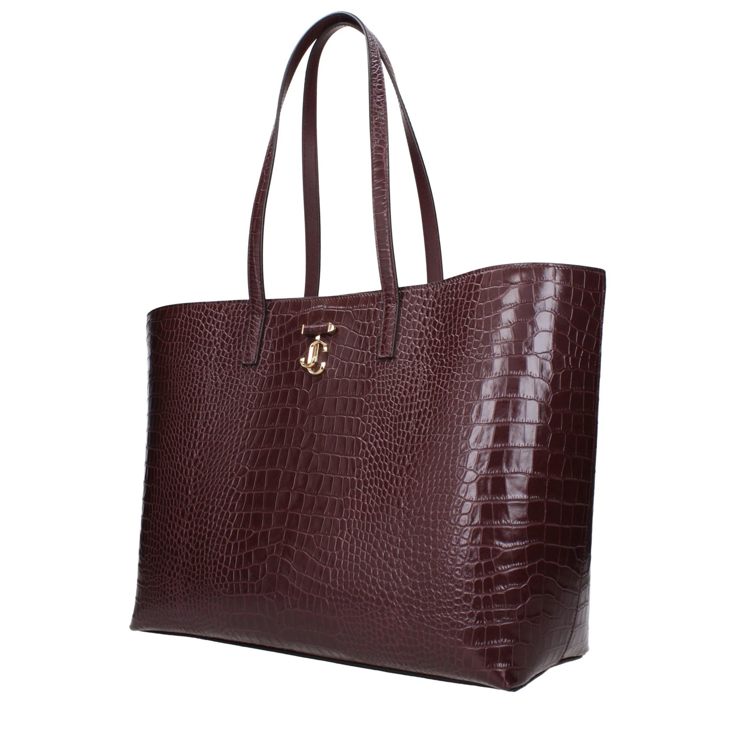 Jimmy Choo Rote Leder Schultertasche