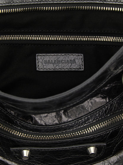 Balenciaga Handtasche aus silbernem Lammleder