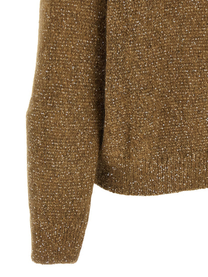 Brunello Cucinelli Braunes Polyamid-Polohemd