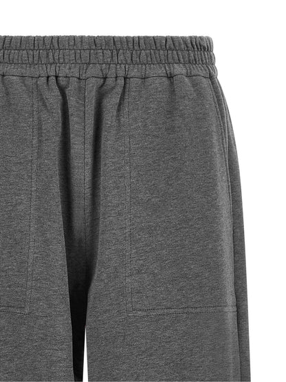 Brunello Cucinelli Graue Baumwoll-Jogginghose (Sporthose)