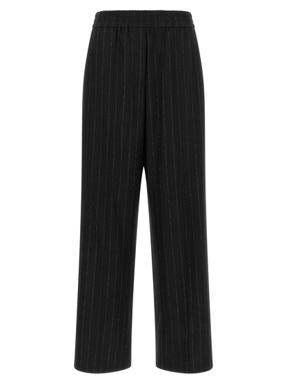 Brunello Cucinelli Blaue Hose aus reiner Schurwolle
