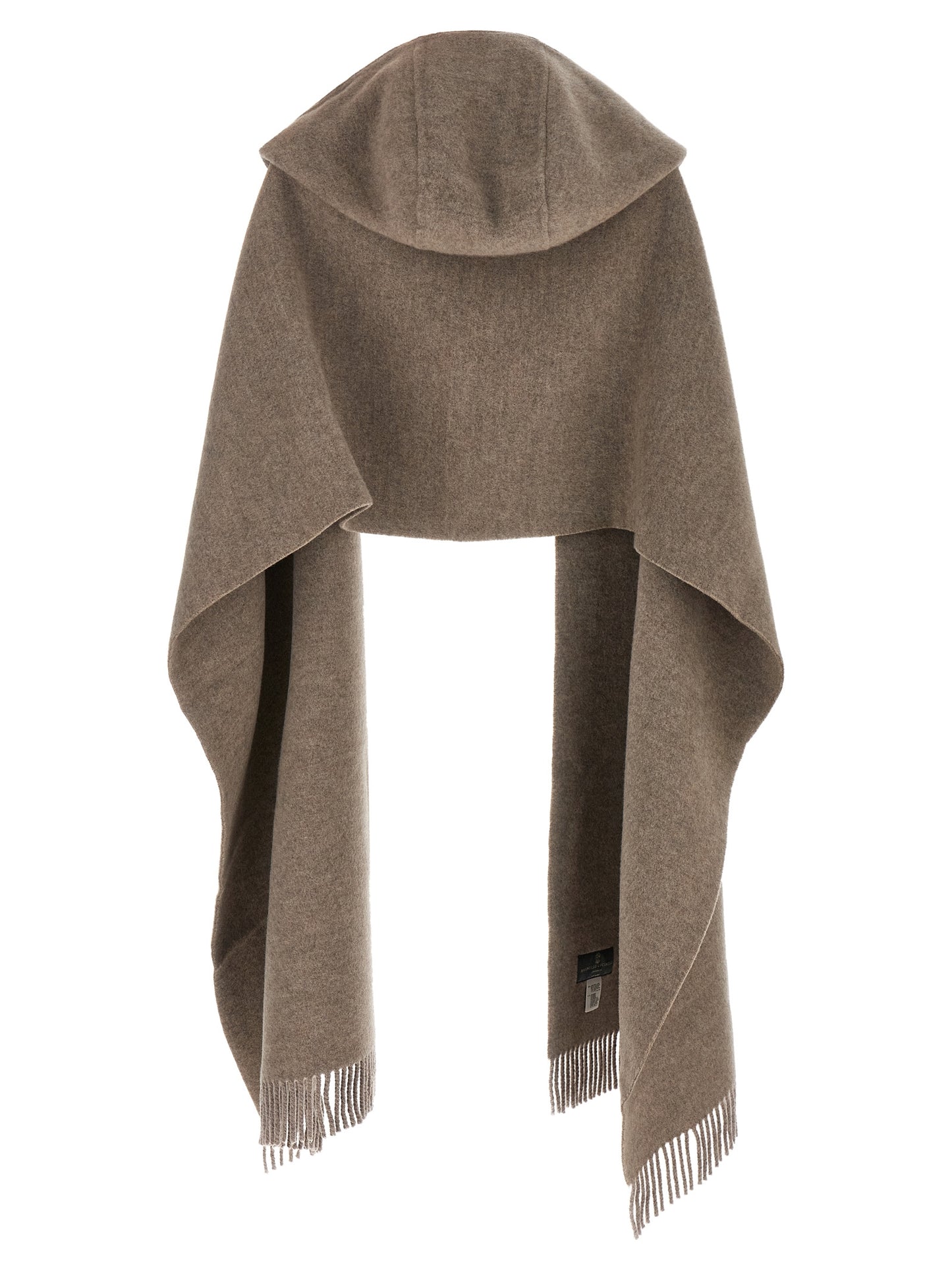 Brunello Cucinelli Brauner Wollschal