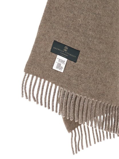 Brunello Cucinelli Brauner Wollschal