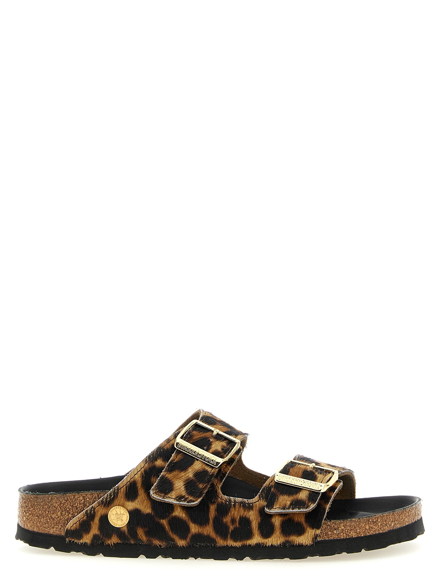 Birkenstock Braune Kalbsleder-Slipper