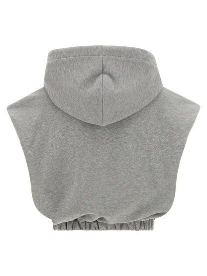 Fendi Grauer Baumwollpullover
