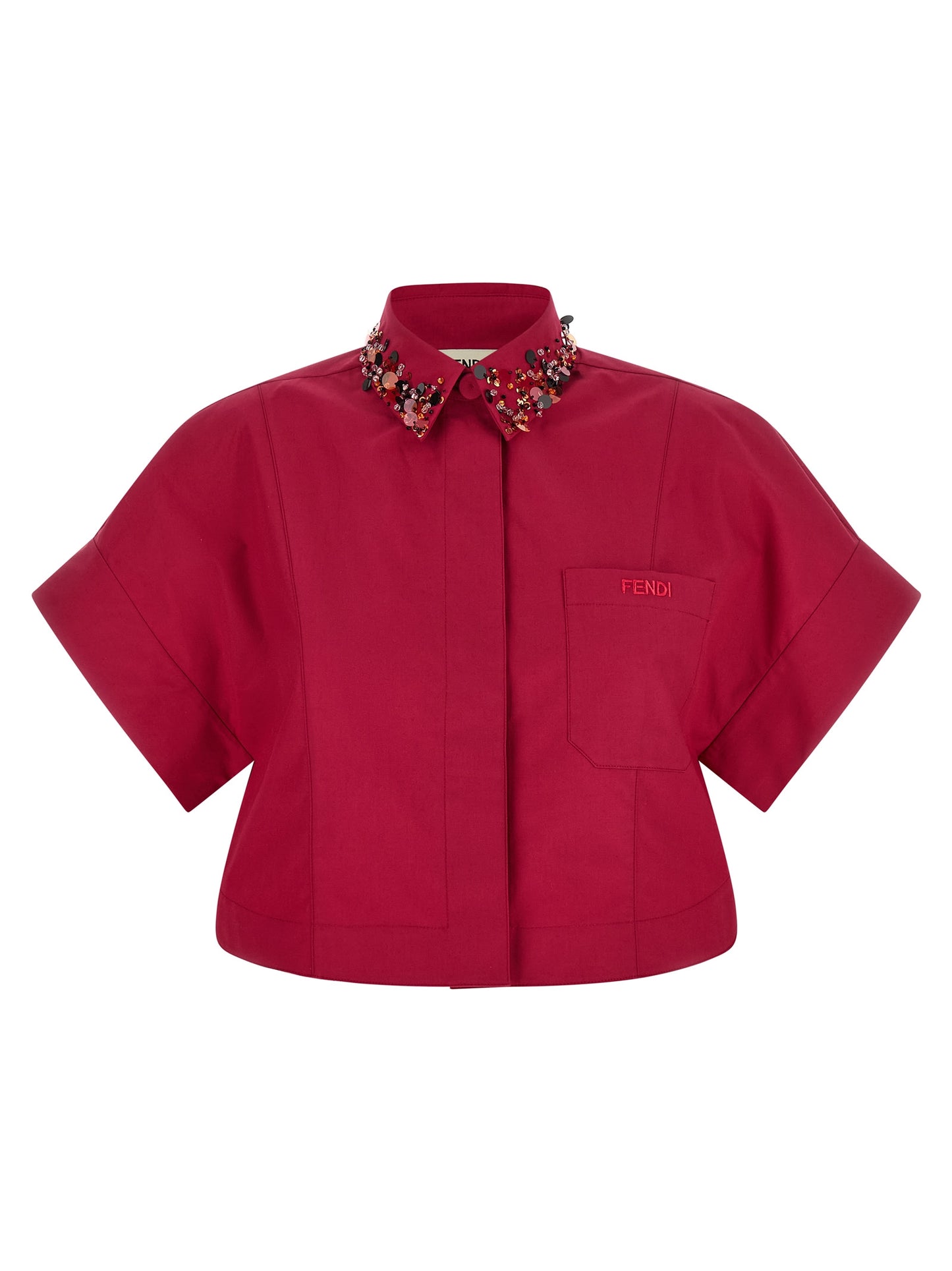 Fendi Mehrfarbige Baumwollbluse