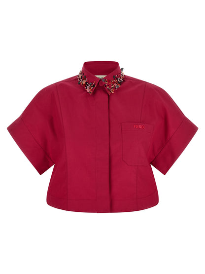Fendi Mehrfarbige Baumwollbluse