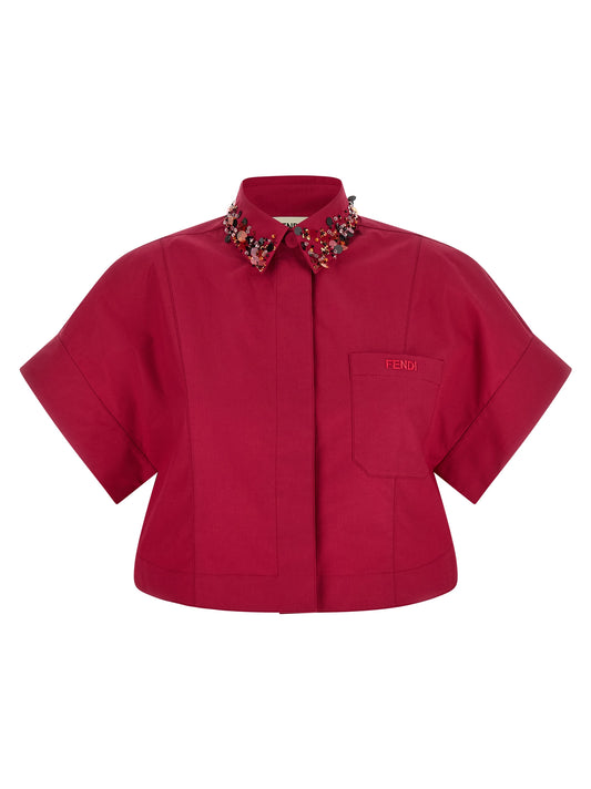 Fendi Mehrfarbige Baumwollbluse