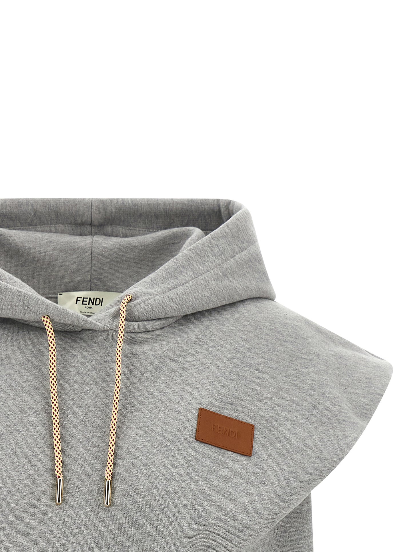 Fendi Grauer Baumwollpullover