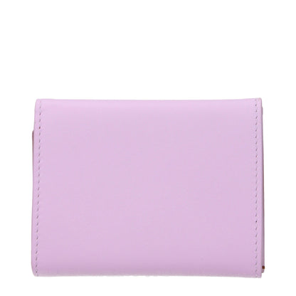 Jil Sander Pinkes Leder Portemonnaie