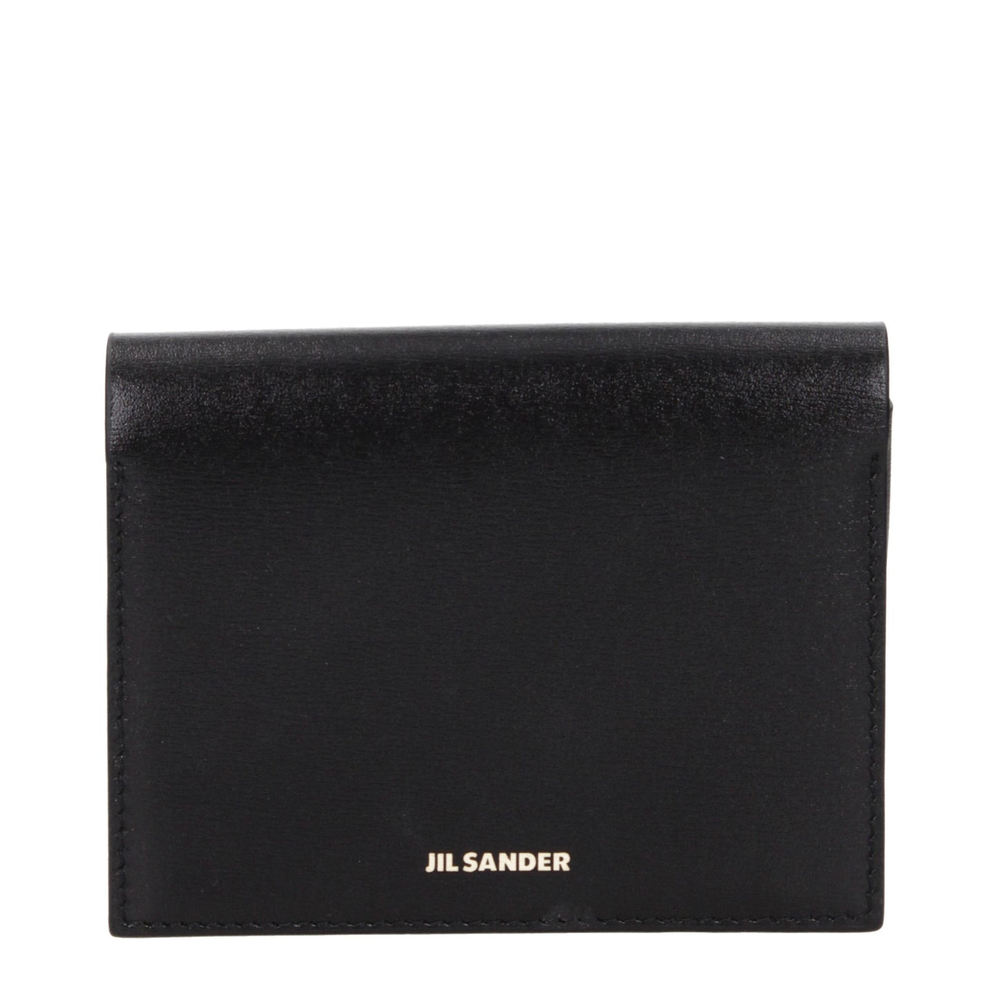 Jil Sander Schwarzer Kartenhalter aus Leder