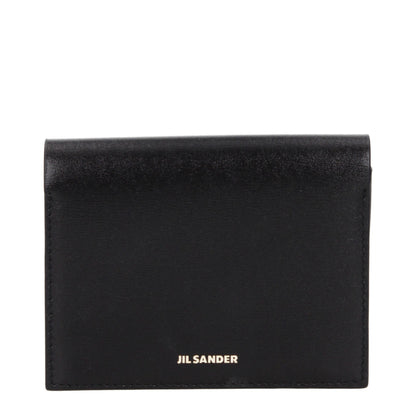 Jil Sander Schwarzer Kartenhalter aus Leder