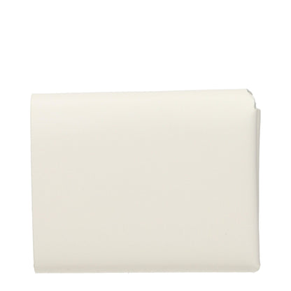 Jil Sander Beige Leder Portemonnaie