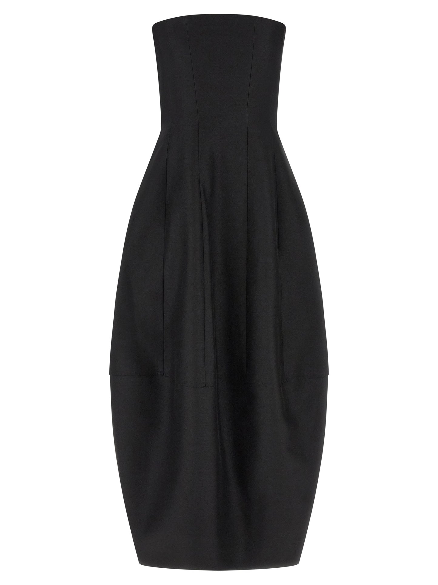 Khaite Langes Wollkleid in Schwarz