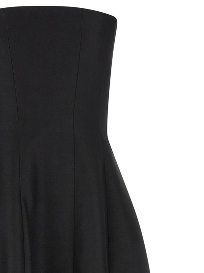 Khaite Langes Wollkleid in Schwarz