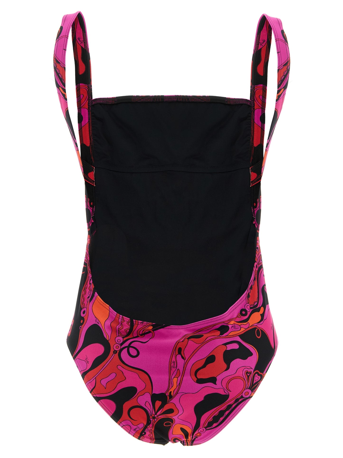 Emilio Pucci Fuchsia Polyamid-Badeanzug