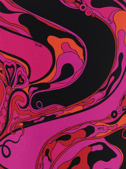 Emilio Pucci Fuchsia Polyamid-Badeanzug